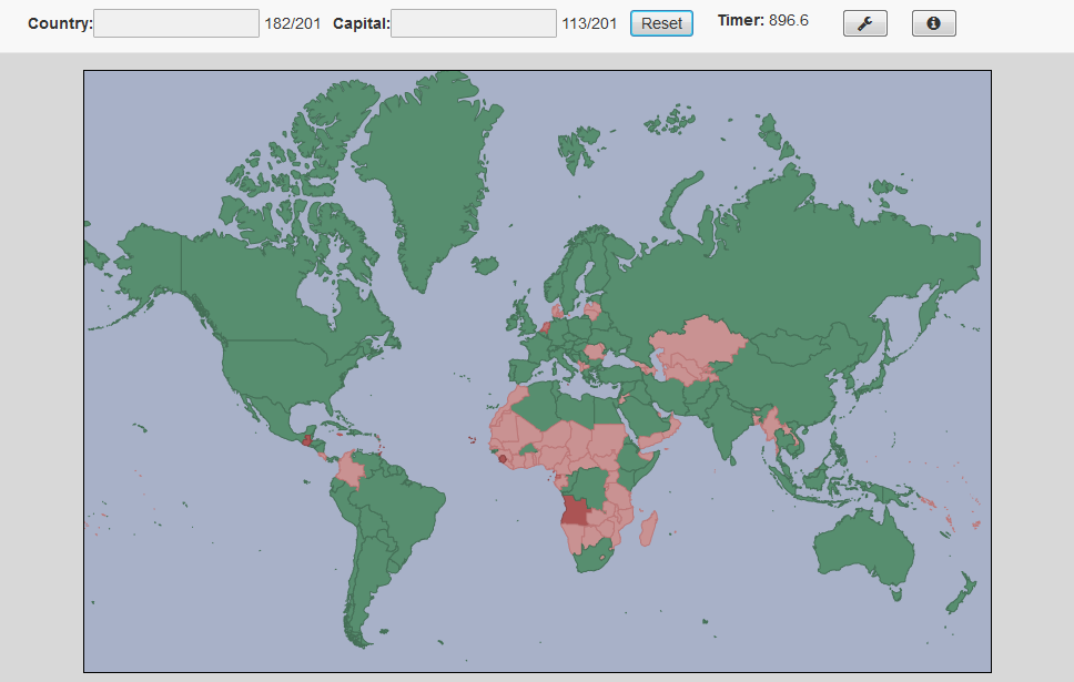 World Geography Quiz Results